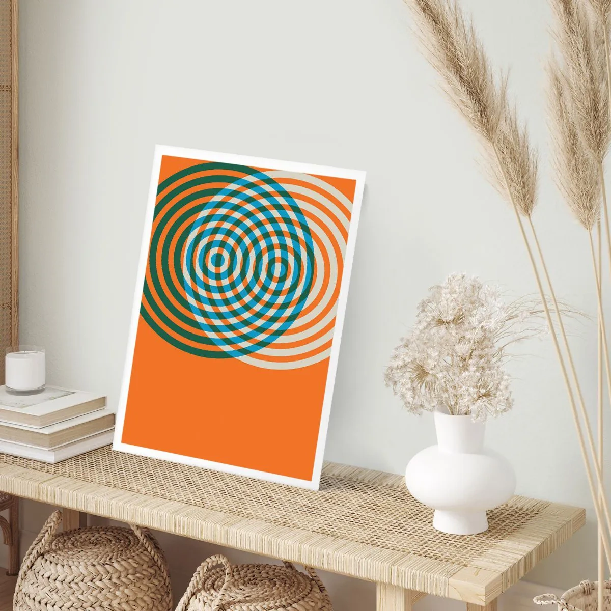 Poszter - Absztrakt körkörös variáció - 70x100 cm