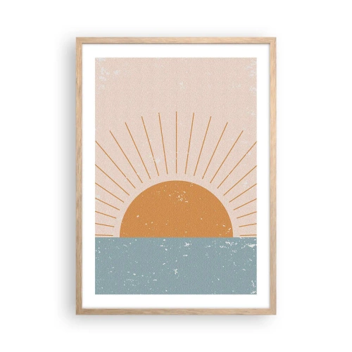 Poszter világos tölgy keretben - Mindennapi csoda - 50x70 cm