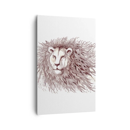 Vászonkép - Tüzes uralkodó - 80x120 cm