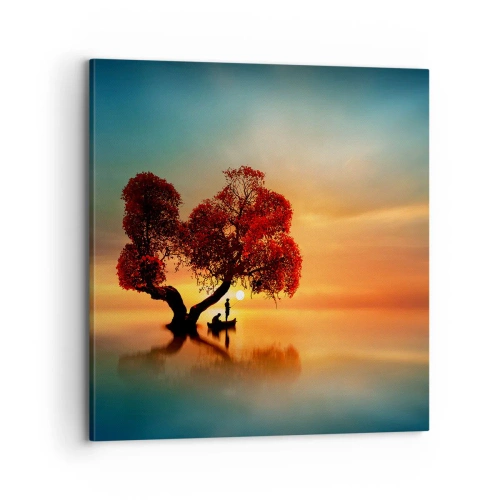 Vászonkép - A világtalanság csendje és az eltávoldotak - 70x70 cm