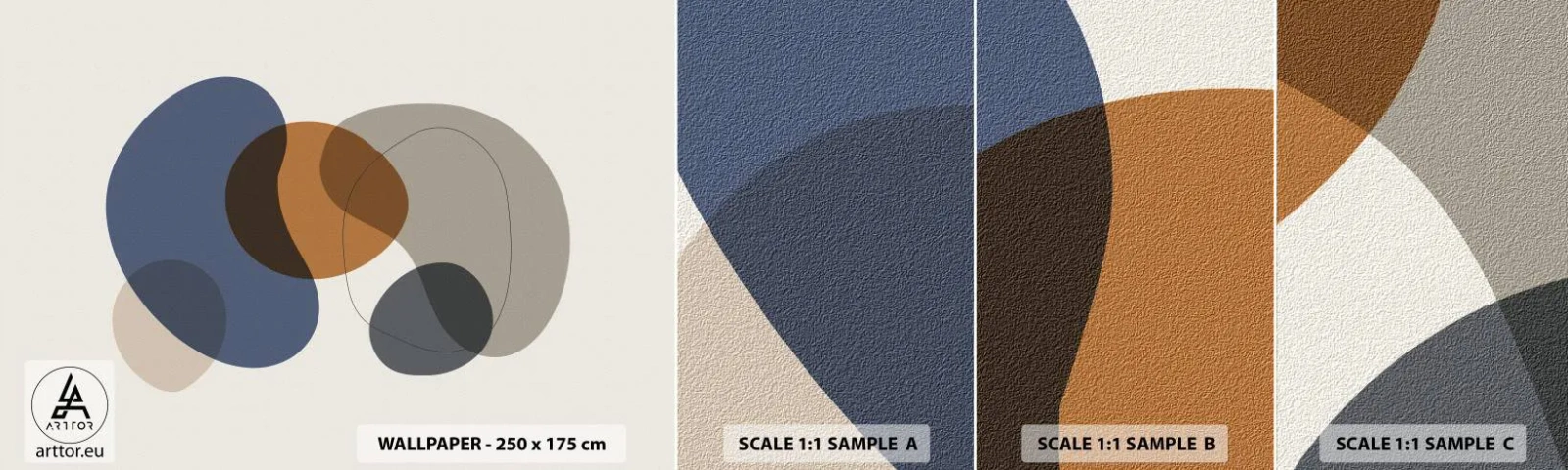 Fotótapéta Minta Standard Eco - Színek cseppjei - Absztrakció, Darab, Grafika - 100x30 cm