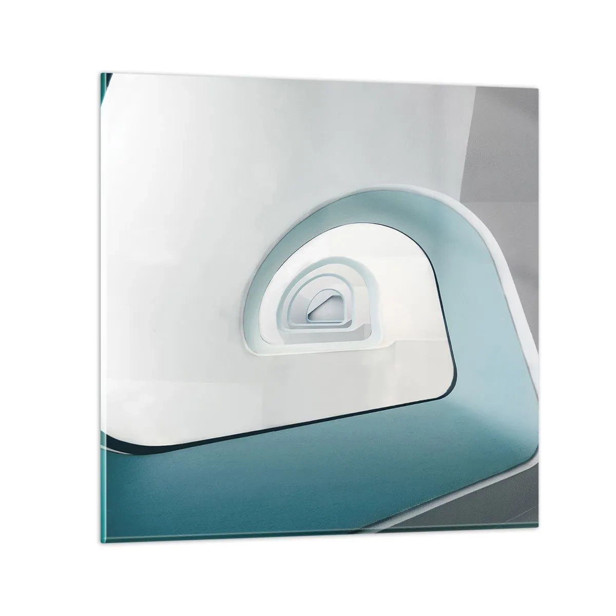 Üveg kép - A kék aljára - 60x60 cm