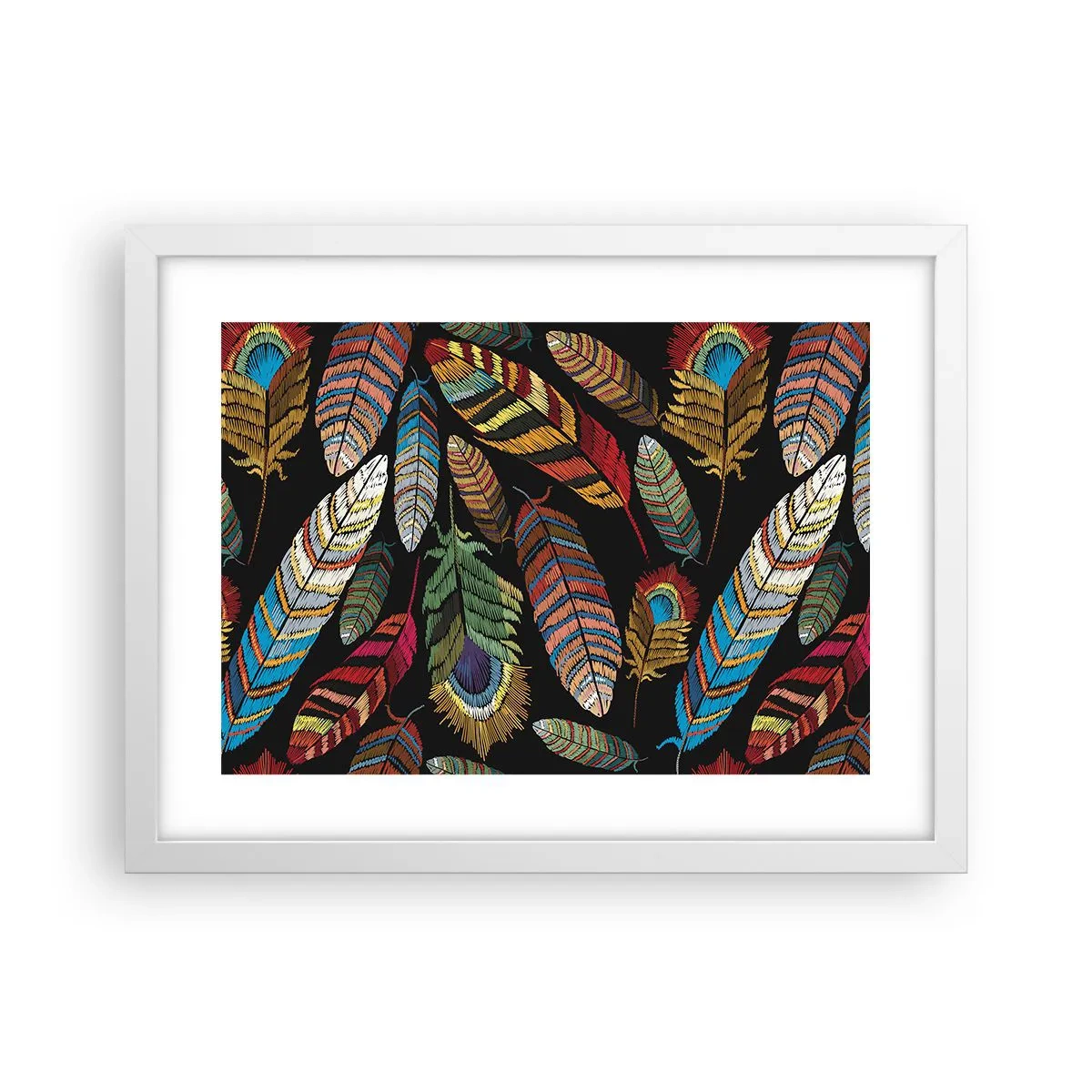 Poszter fekete keretben - A madárkarnevál - 40x30 cm