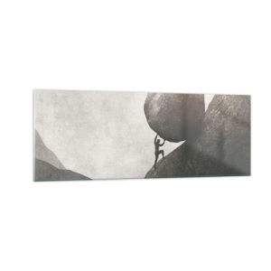 Üveg kép - Hiszek minden remény ellenére  - 140x50 cm