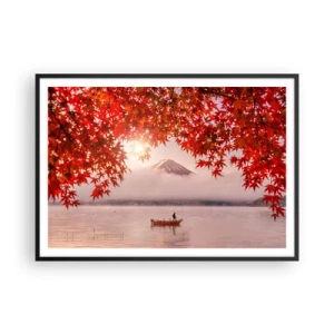 Poszter fehér keretben - Japán hangulatban - 100x70 cm