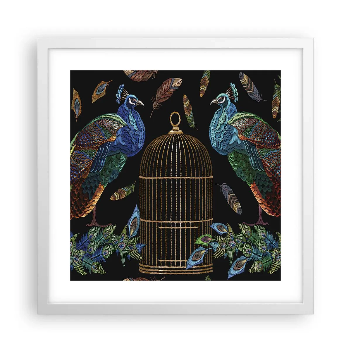 Poszter fekete keretben - Királyi köntösben - 40x40 cm