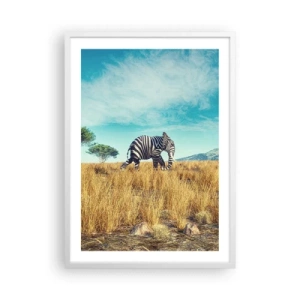 Poszter fekete keretben - A szürke már nem menő - 50x70 cm