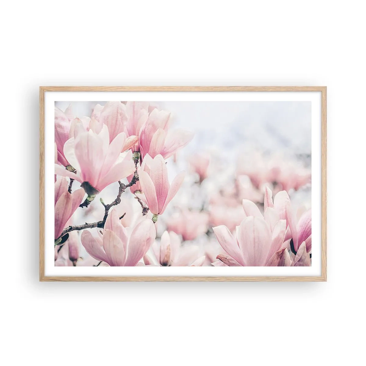 Poszter világos tölgy keretben - A finomság eszménye - 91x61 cm