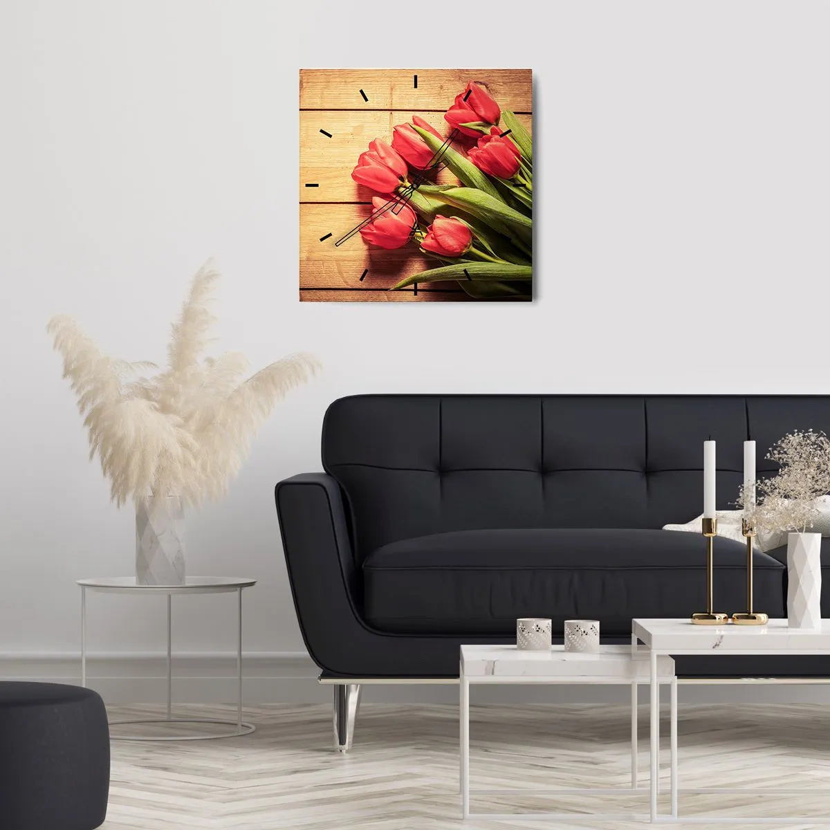 Falióra, Óra - Tavaszi vallomás - 40x40 cm