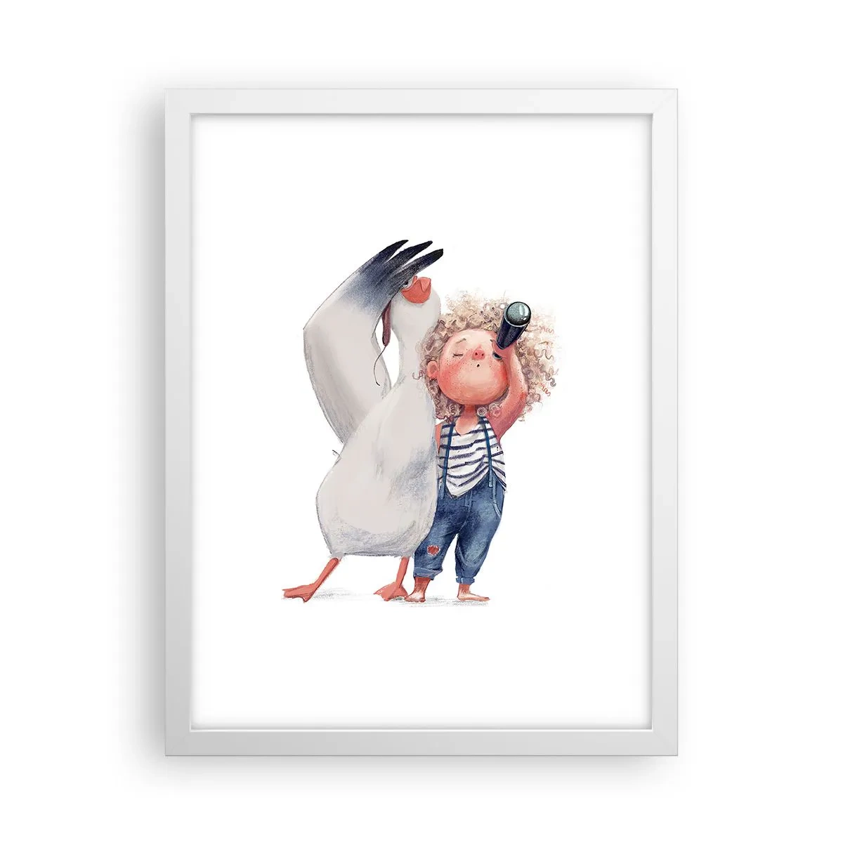 Poszter fekete keretben - Nagy utazási terve - 30x40 cm