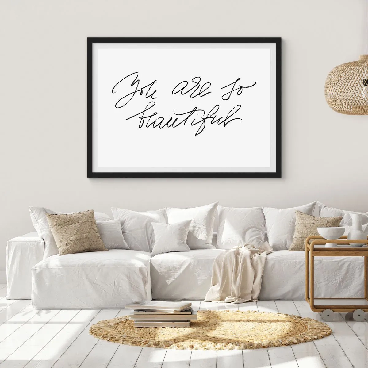 Poszter fehér keretben - Tényleg, hidd el... - 91x61 cm