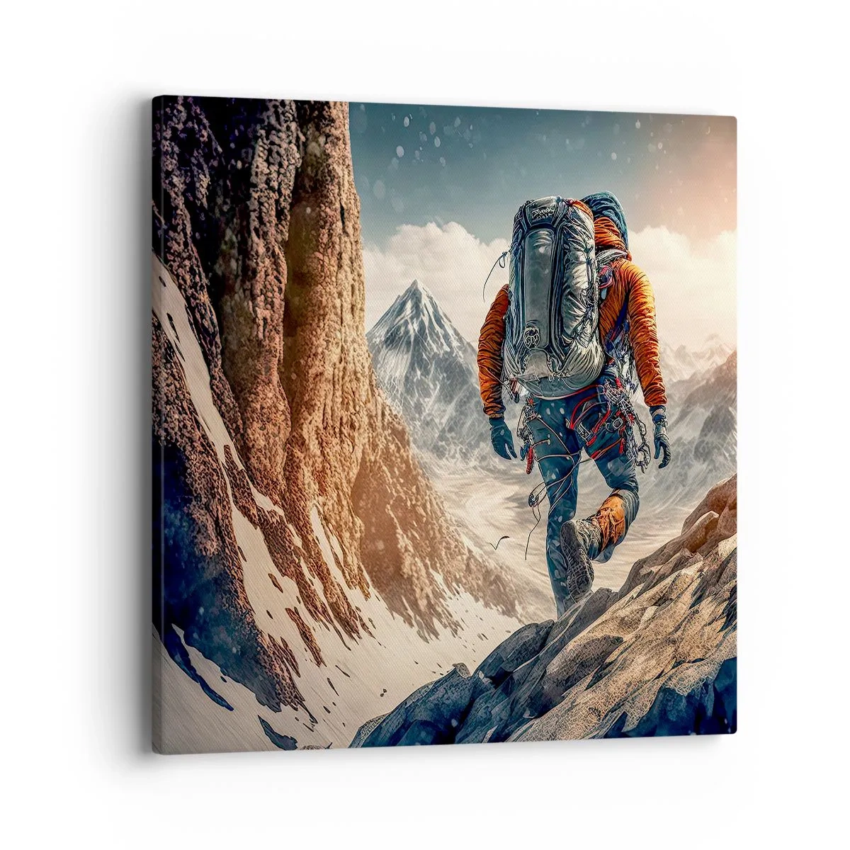 Vászonkép - Magányos harcos - 40x40 cm