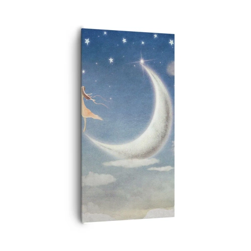 Vászonkép - Kék udvarló - 65x120 cm