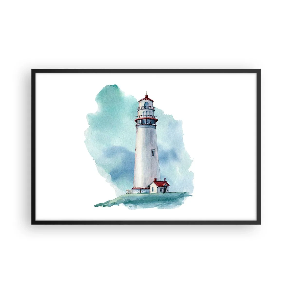 Poszter fehér keretben - A kék szelíd húga - 91x61 cm