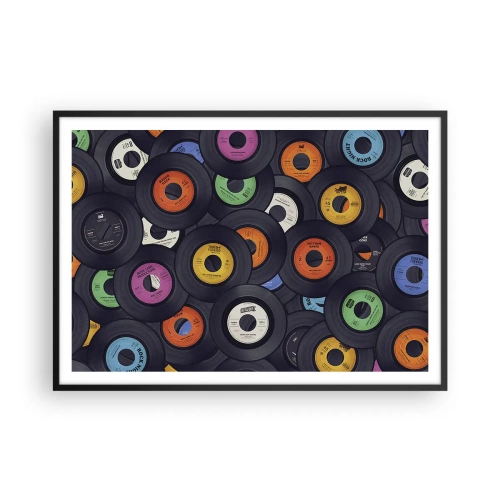 Poszter fehér keretben - A klasszika színei - 100x70 cm