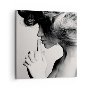 Vászonkép - Magára hallgatva - 50x50 cm