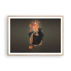 Poszter világos tölgy keretben - Egy boszorkány mágiája - 100x70 cm