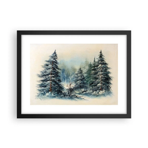 Poszter fehér keretben - Karácsonyra készen - 40x30 cm