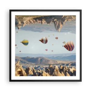 Poszter fehér keretben - Itt minden lehetséges - 60x60 cm