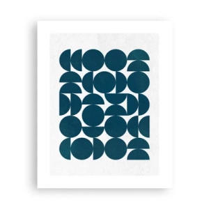 Poszter - Körök és félkörök - 40x50 cm