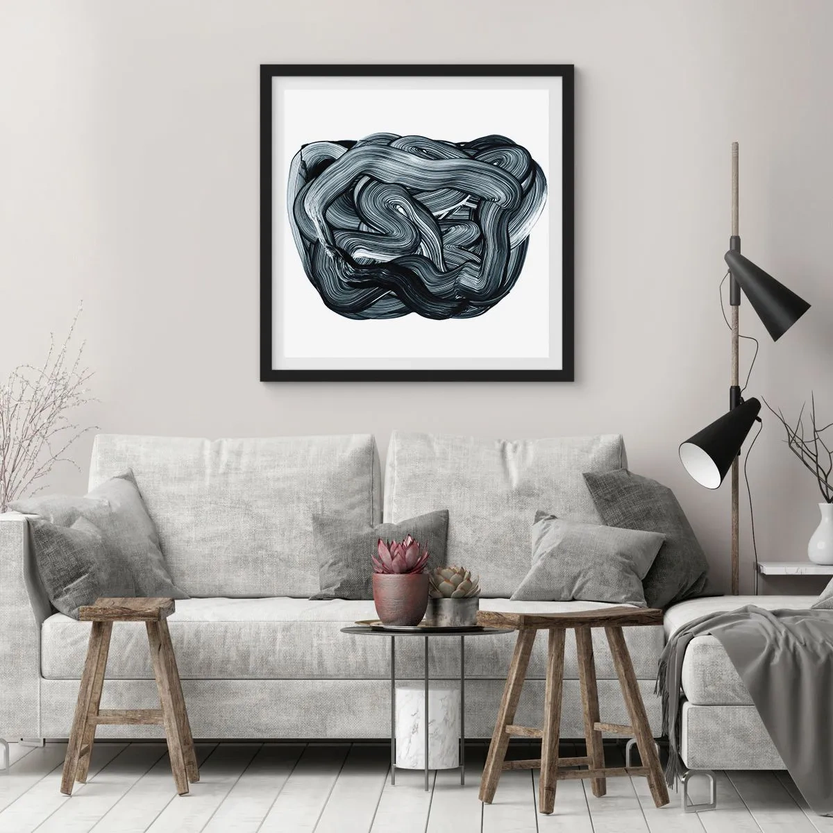 Poszter fehér keretben - Ez nem olyan egyszerű - 50x50 cm