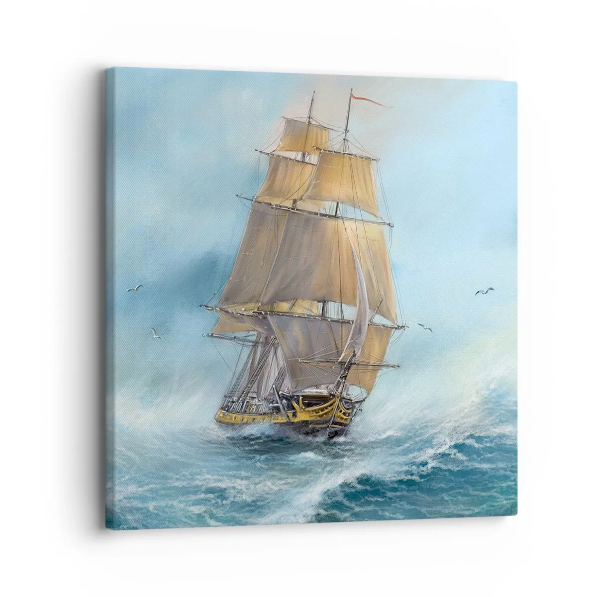 Vászonkép - A hullámok hullámzása - 30x30 cm