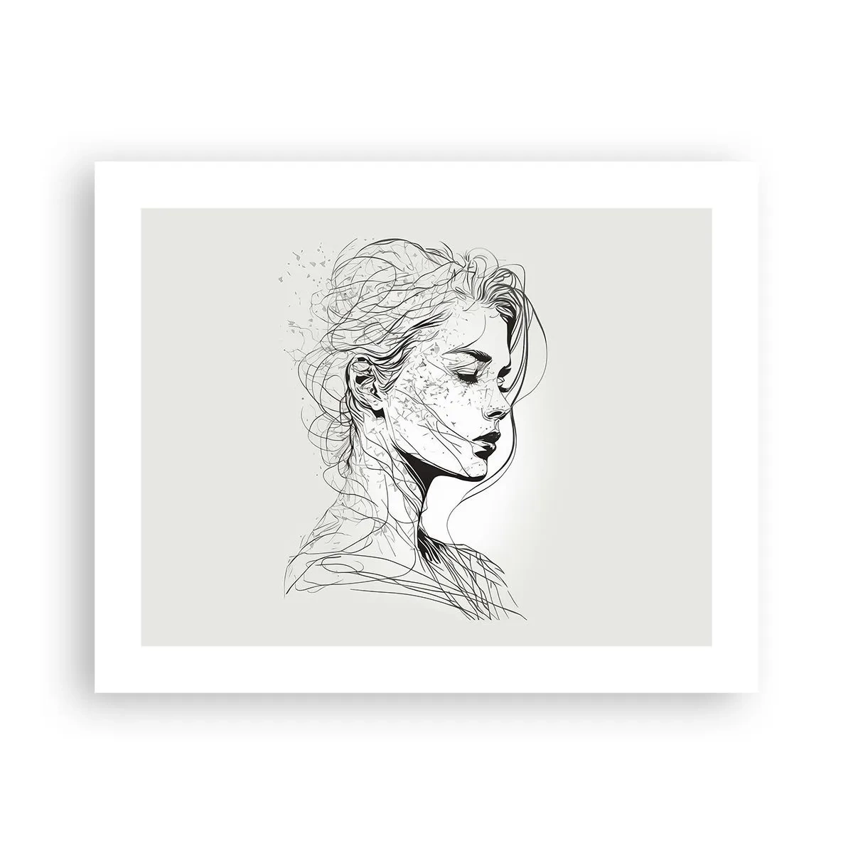 Poszter - Portré álmodozásban - 50x40 cm