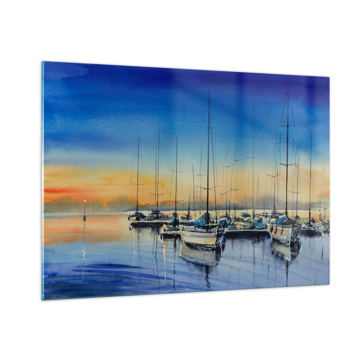 Üveg kép - Egy szép nap vége - 100x70 cm