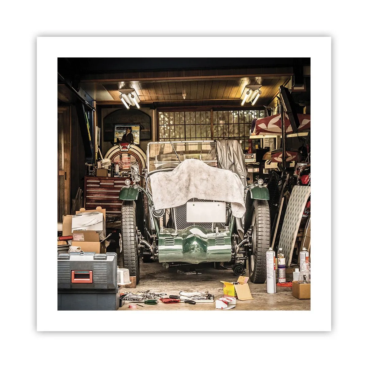 Poszter - Vissza a múltba - 50x50 cm