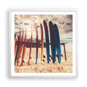 Poszter fekete keretben - Jó éjszakát, holnapig - 60x60 cm