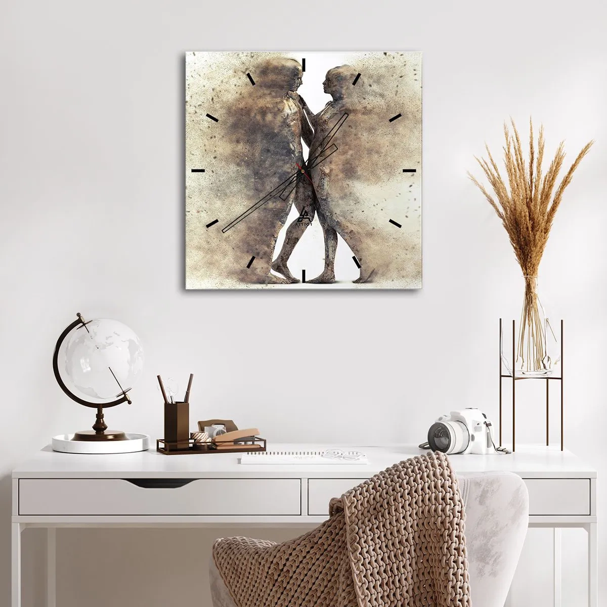 Falióra, Óra - Felemelkedtek a porból, hogy szeressenek - 30x30 cm