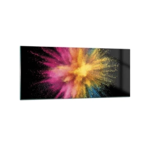 Üveg kép - A színek születése - 120x50 cm