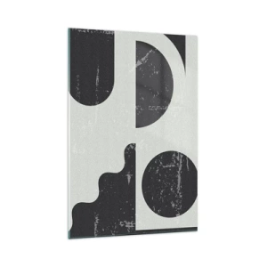 Üveg kép - Kompozíció fent és lent - 70x100 cm