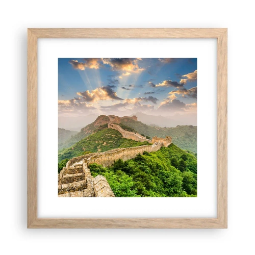 Poszter világos tölgy keretben - Örökké tartó nagyság - 30x30 cm