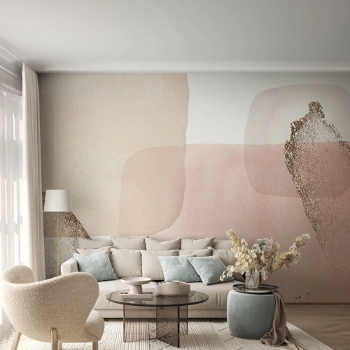 Fotótapéta Premium Sand - Egy pillantás a színeken keresztül - Absztrakció, Darab, Modern minta - 100x70 cm