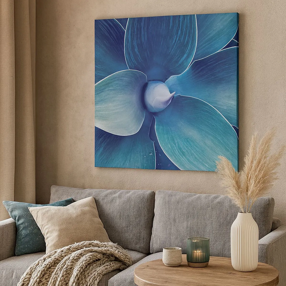 Vászonkép - Kékezve az égből - 30x30 cm