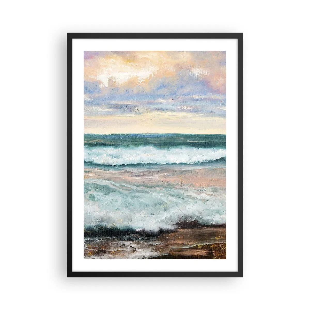 Poszter fehér keretben - Itt kisimítod a lelked - 50x70 cm