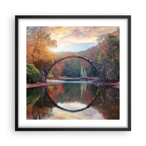 Poszter fehér keretben - A tükör másik oldalán - 50x50 cm