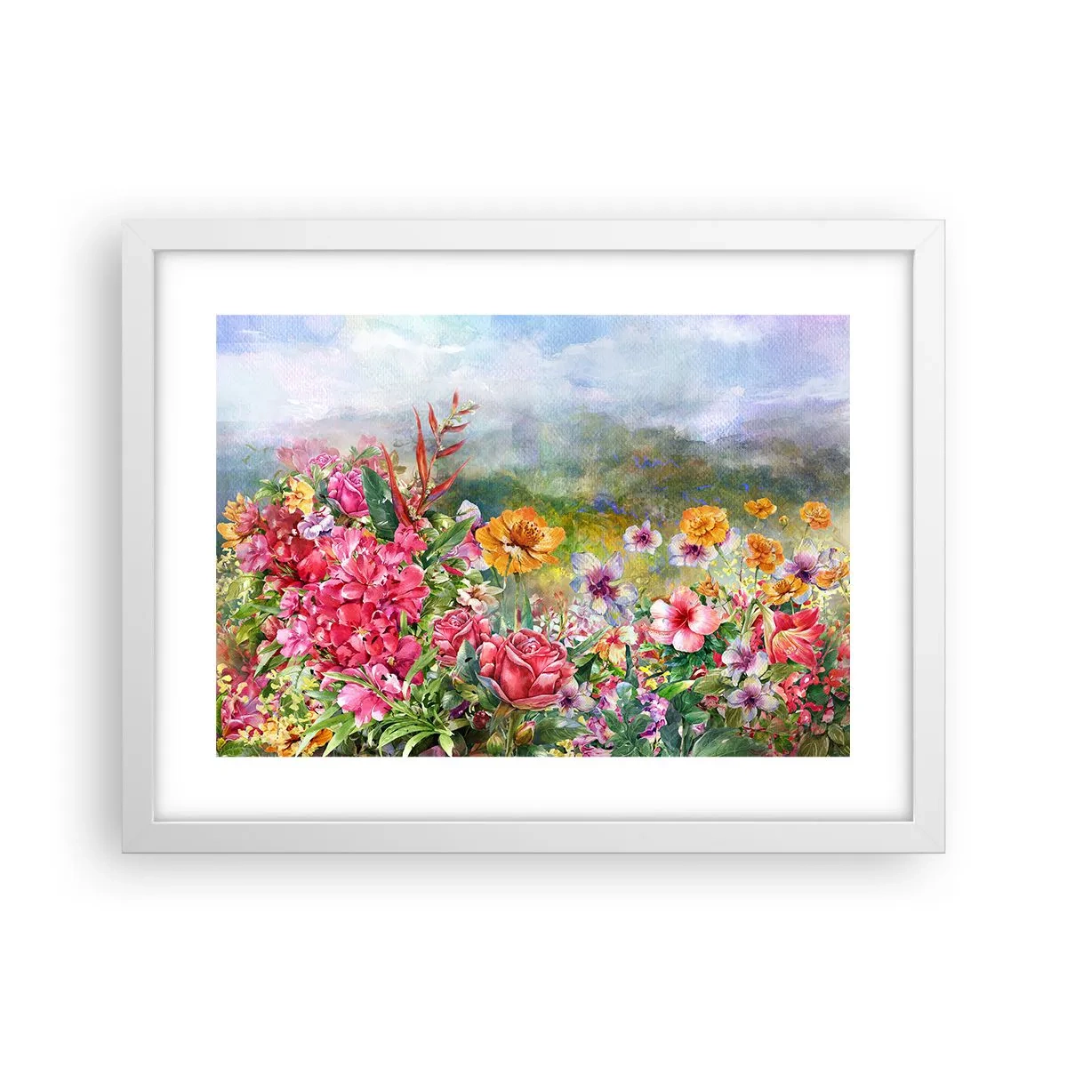 Poszter fekete keretben - A kert, amelyik megőrült - 40x30 cm