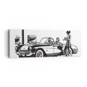 Vászonkép - 60. - gondtalan Amerika - 90x30 cm