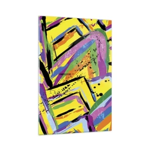 Üveg kép - Az örömében sikít - 80x120 cm