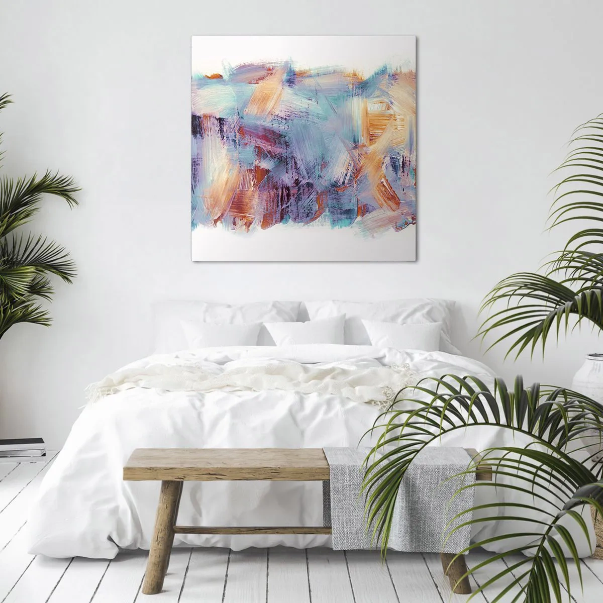 Vászonkép - Színes rendetlenség - 50x50 cm