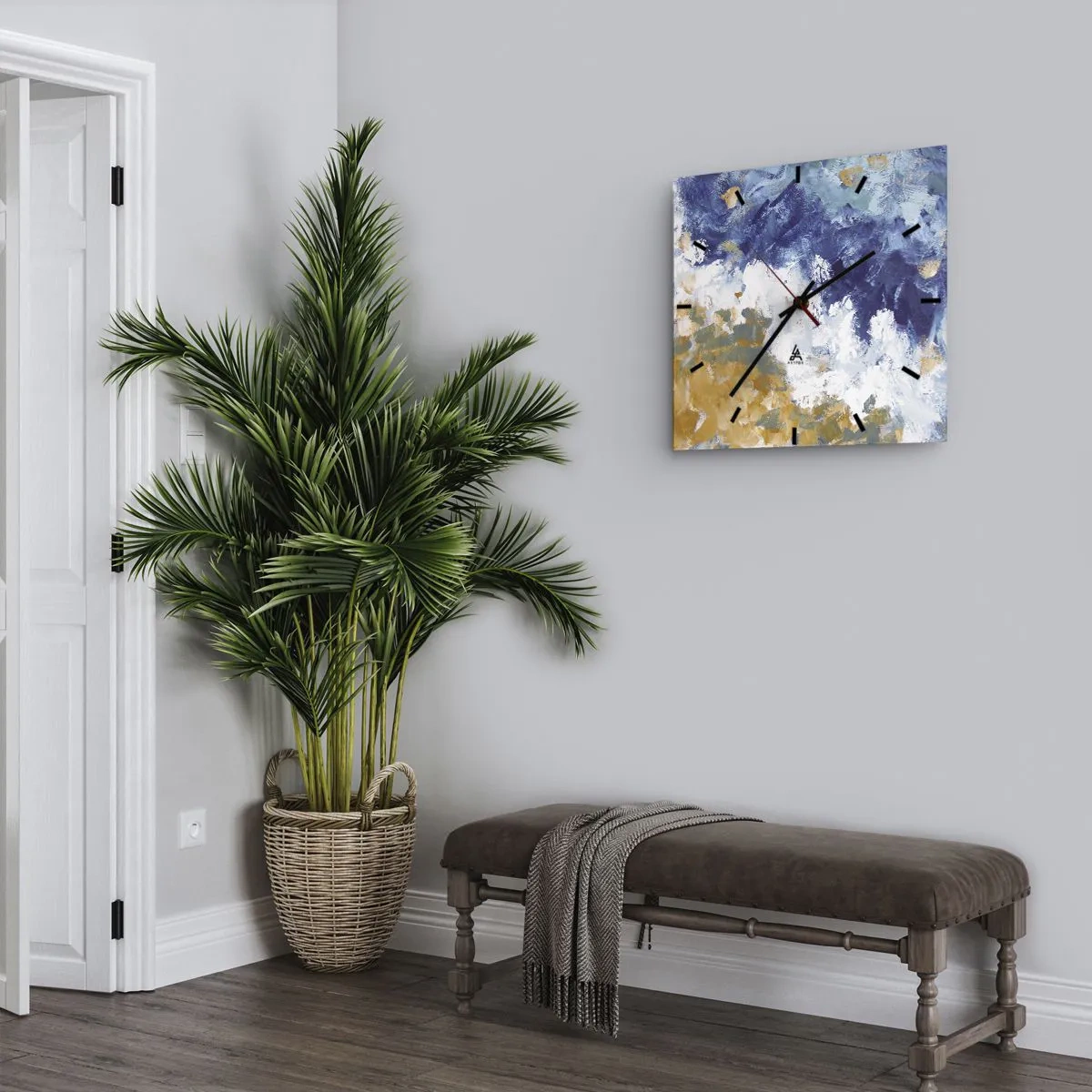 Falióra, Óra - Az elemek tánca - 40x40 cm