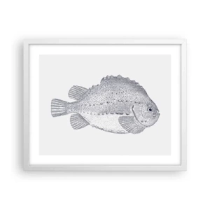 Poszter fekete keretben - A természettudós albumába - 50x40 cm