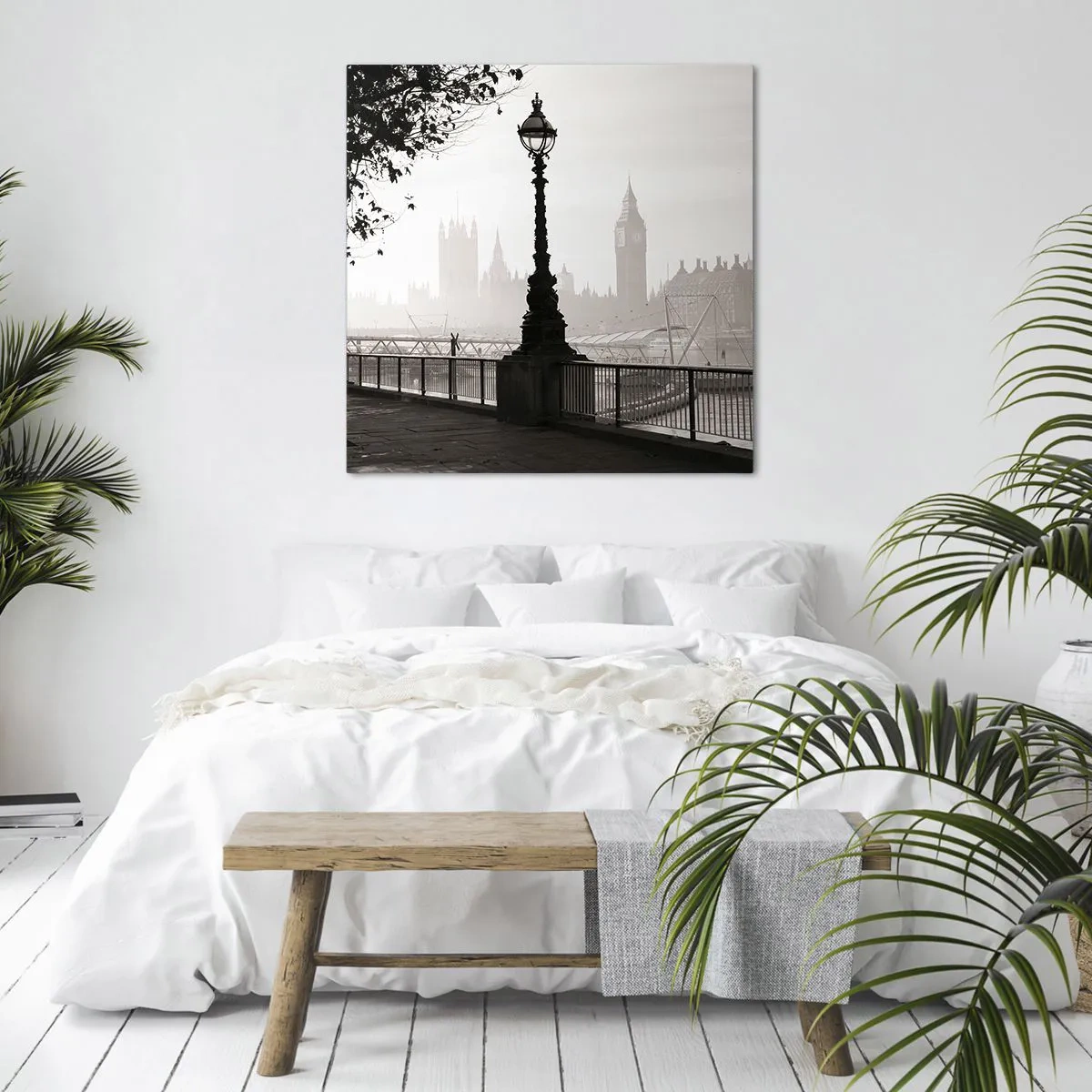 Vászonkép - Londoni reggel - 60x60 cm