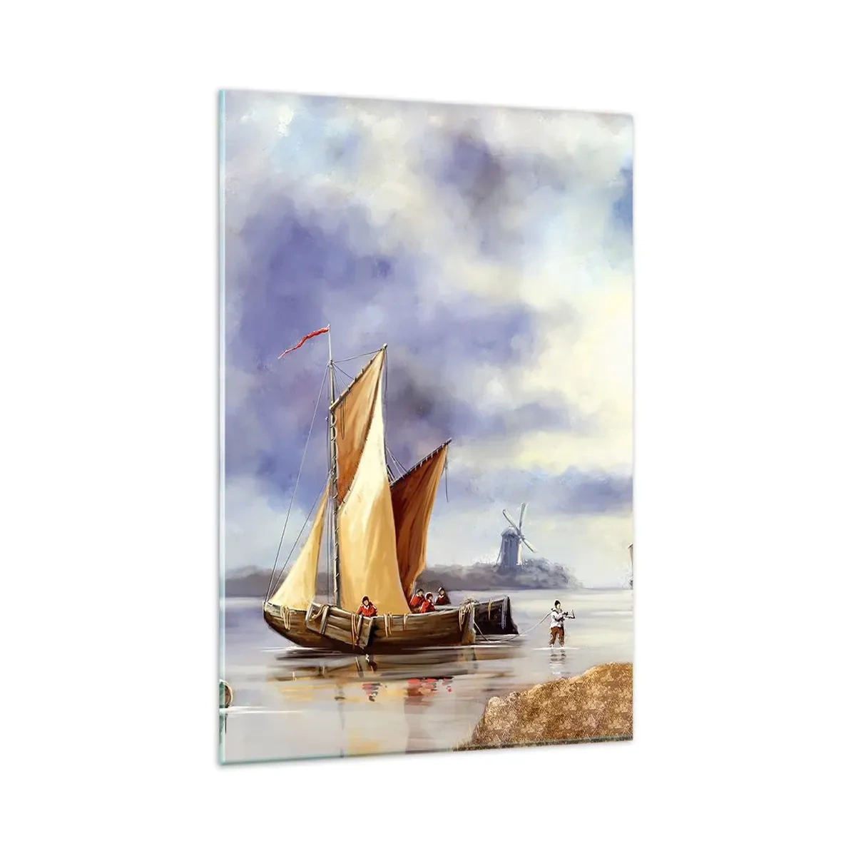 Üveg kép - A tengerészek visszatérése - 80x120 cm