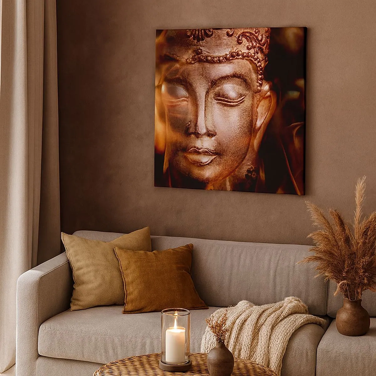 Vászonkép - Csak itt és most létezik - 30x30 cm