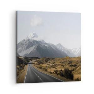 Vászonkép - Út a hegyek szívébe - 50x50 cm