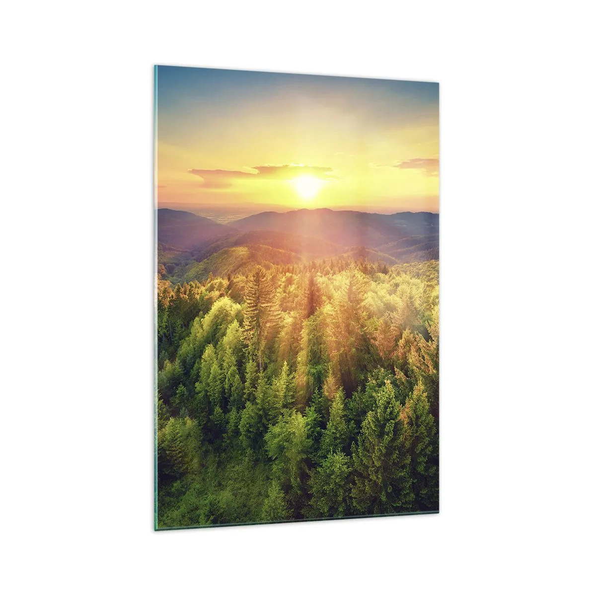 Üveg kép - Hegytetők és csúcsok - 70x100 cm