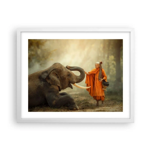 Poszter fekete keretben - Találkozás az utazáskor - 50x40 cm